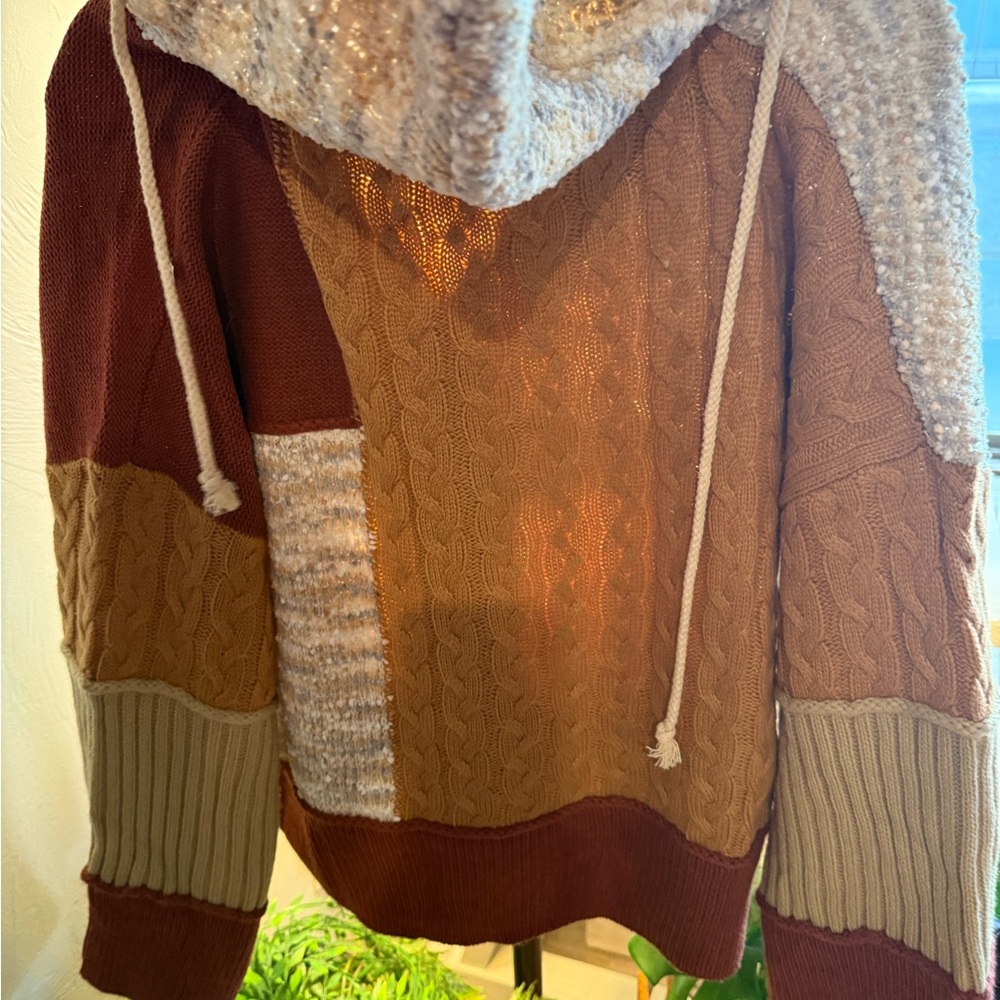 POL NWOT Multicolor Patchwork Cardigan - Picture 3 of 12